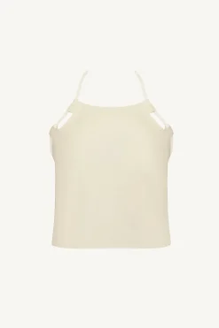 Avery Halter Top - Oatmeal EcoLinen