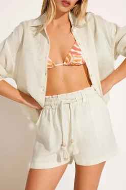 Avery Short - Oatmeal EcoLinen