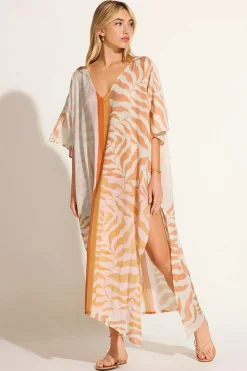 Cerise Caftan - Gold Coast Cotton Cupro