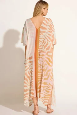 Cerise Caftan - Gold Coast Cotton Cupro