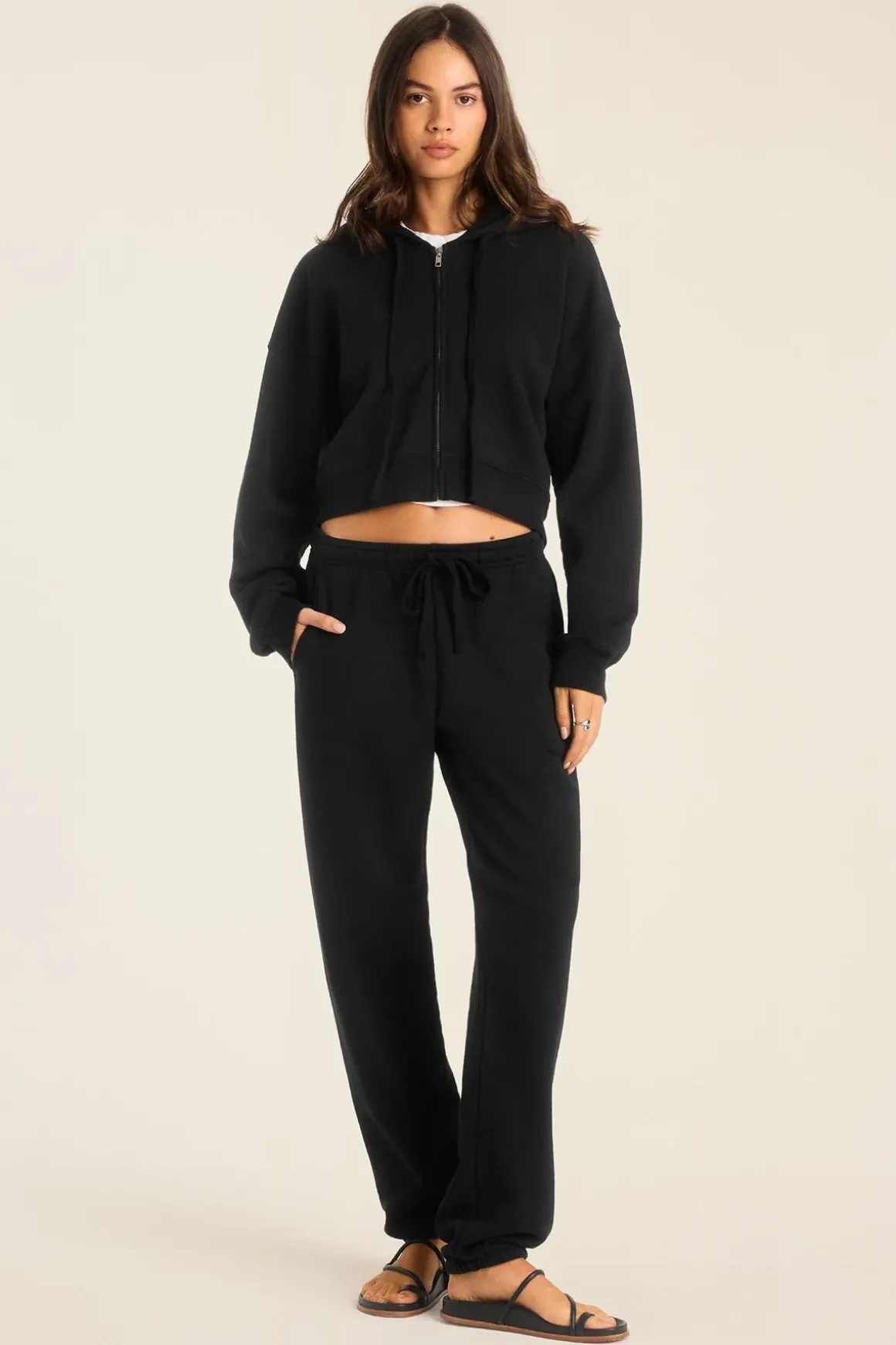 Dawn Classic Sweatpant - Black French Terry
