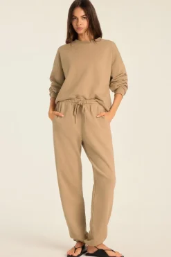 Dawn Classic Sweatpant - Latte French Terry