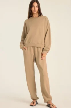 Dawn Crewneck - Latte French Terry