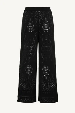 Farrah Pant - Black Calico Crochet