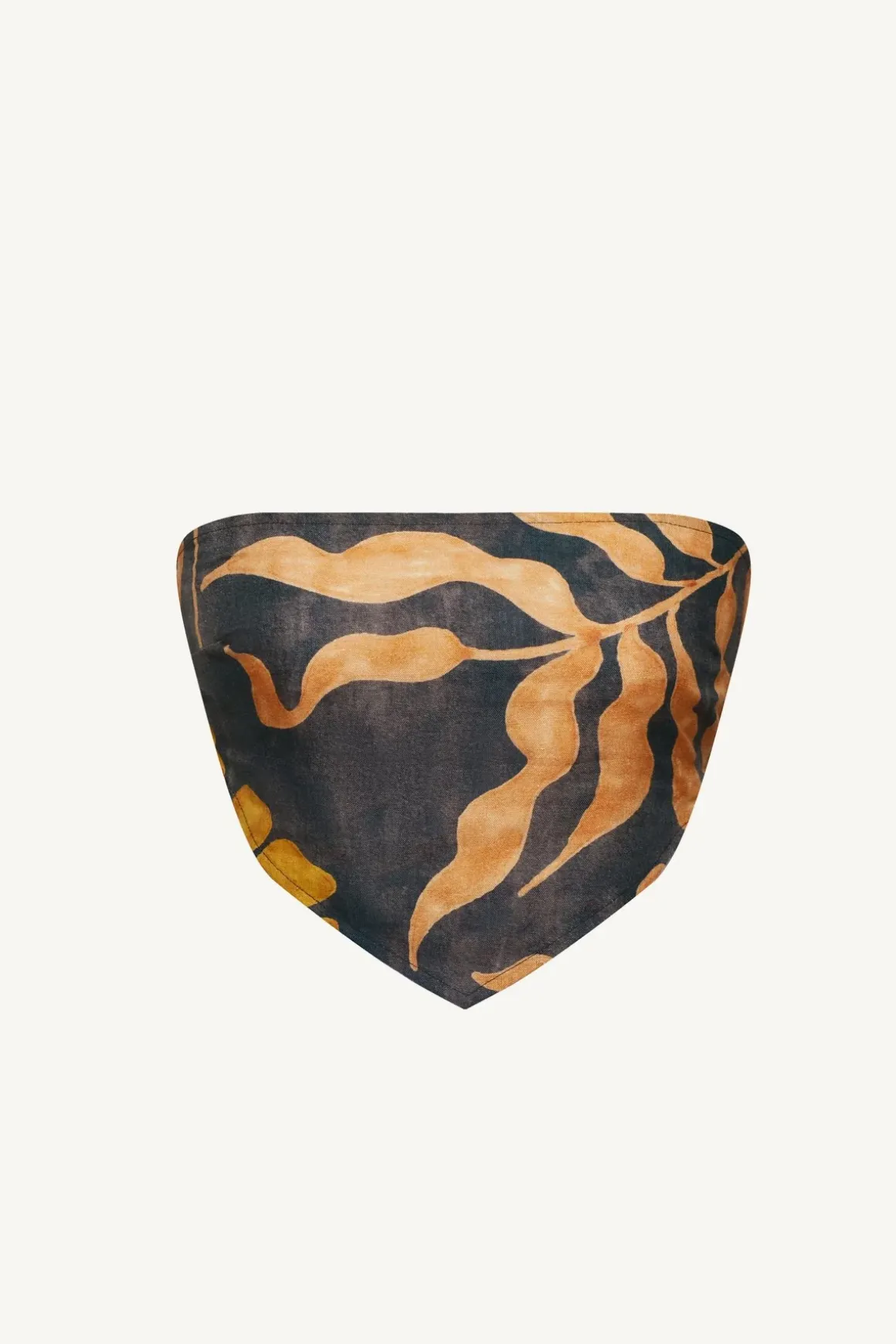 Joni Scarf Top - Kelp Flower EcoLinen