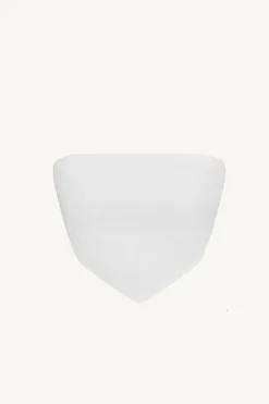 Joni Scarf Top - White EcoLinen
