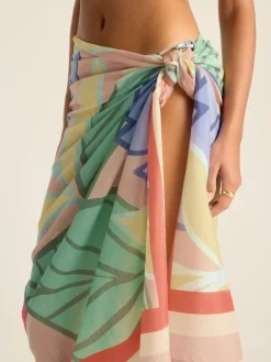 Samara Sarong - Retro Jungle Cotton Cupro