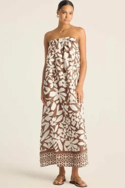 Soliel Dress - Desert Flower EcoLinen