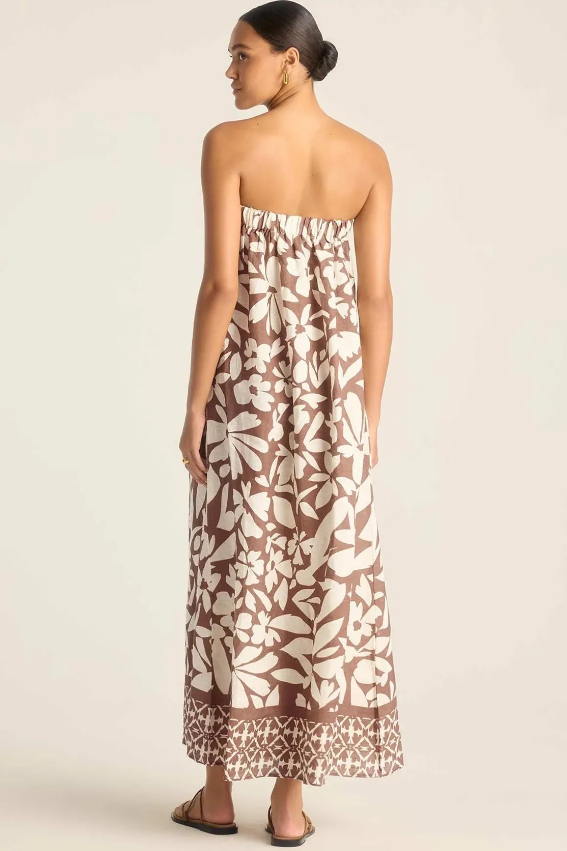 Soliel Dress - Desert Flower EcoLinen