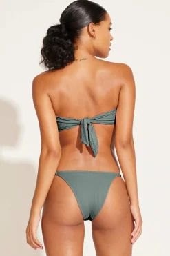 Vitamin A Astrid Bandeau Sea Green EcoRib