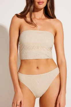 Vitamin A Cali High Leg Full Bottom Natural Calico Crochet