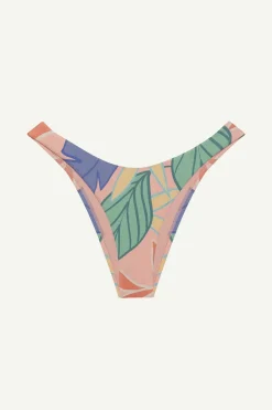 Vitamin A California High Leg Bottom Retro Jungle Crepe Texture