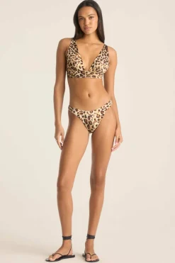 Vitamin A California High Leg Bottom Lux Leopard EcoLux BT