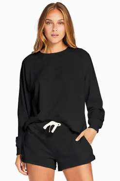 Vitamin A Cora Organic Cotton Crewneck Black EcoSoft
