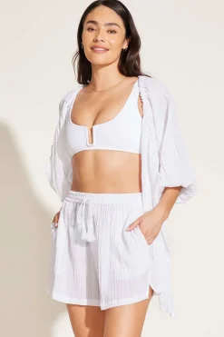 Vitamin A Costa Short White Crinkle Organic Cotton