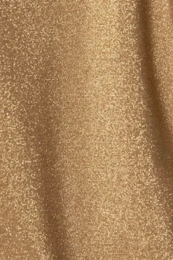 Vitamin A Elle Adjustable Tie Side Bottom Golden Glow Metallic