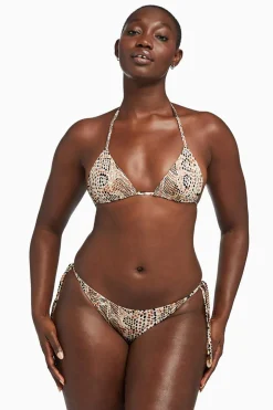 Vitamin A Elle Tie Side Bottom Mojave Snake