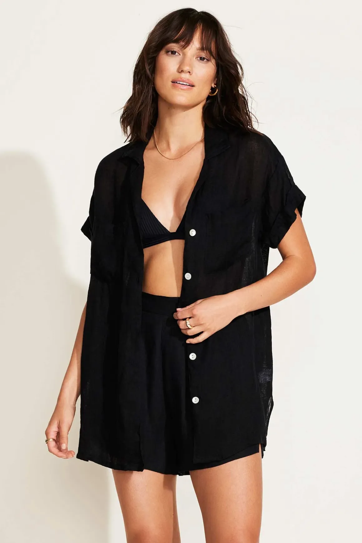 Vitamin A Getaway Short Black EcoLinen