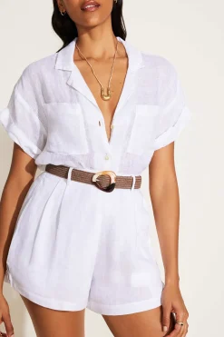 Vitamin A Getaway Short White EcoLinen