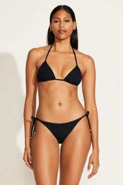 Vitamin A Gia Triangle Top Black SuperRib