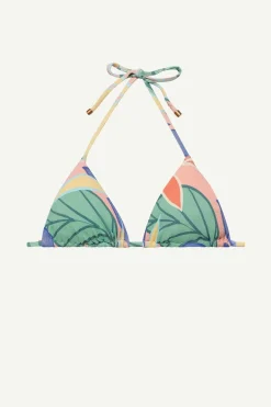 Vitamin A Gia Triangle Top Retro Jungle Crepe Texture