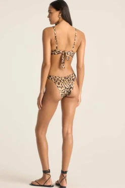 Vitamin A Lyra Bralette Top Lux Leopard EcoLux BT