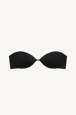 Vitamin A Mabel Underwire Bandeau Top Black EcoLux