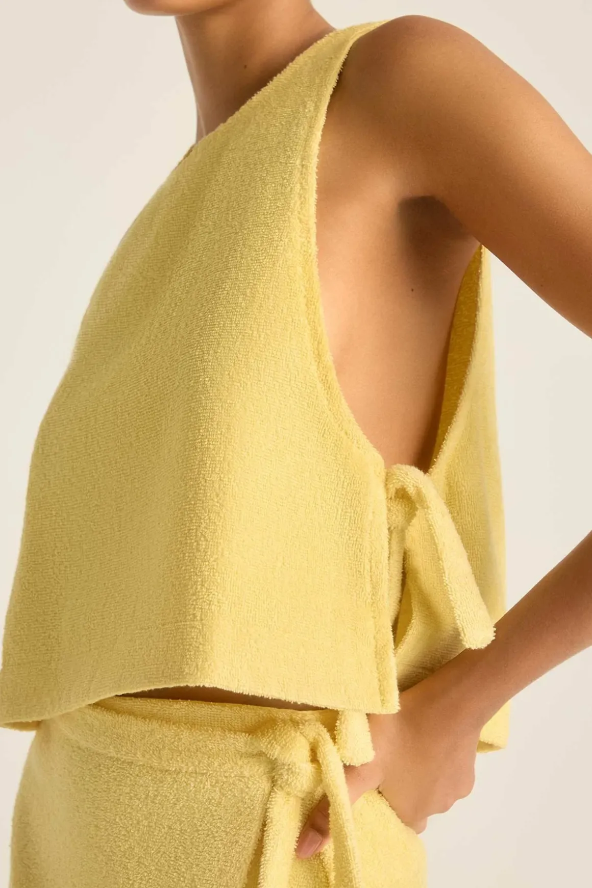 Vitamin A Oasis Tank Banana Cream Harbor Terry