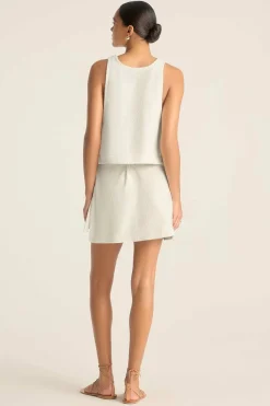 Vitamin A Oasis Wrap Skirt Vanilla Harbor Terry