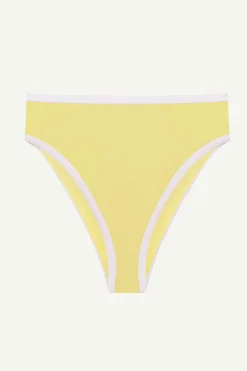 Vitamin A Pacific High Waist Bottom Banana Cream Beachside Terry