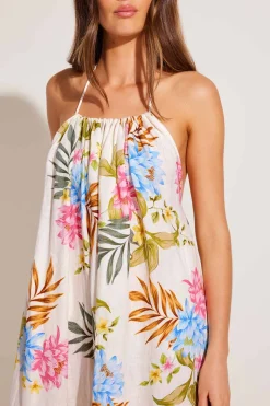 Vitamin A Petra Maxi Dress Summer Bloom Ecolinen