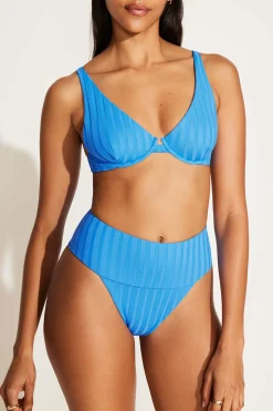Vitamin A Rossi Halter Underwire Top Dream Blue SuperRib