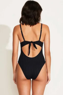 Vitamin A Rossi Underwire One Piece Black SuperRib
