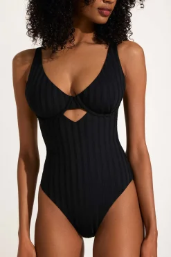 Vitamin A Rossi Underwire One Piece Black SuperRib