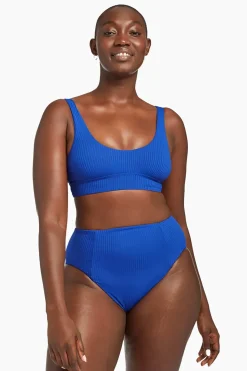 Vitamin A Sienna High Waist Full Cut Bottom Lagoon EcoRib