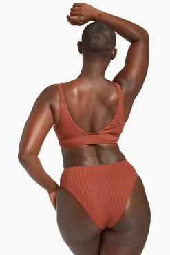 Vitamin A Sienna Tank Copper Brown EcoRib