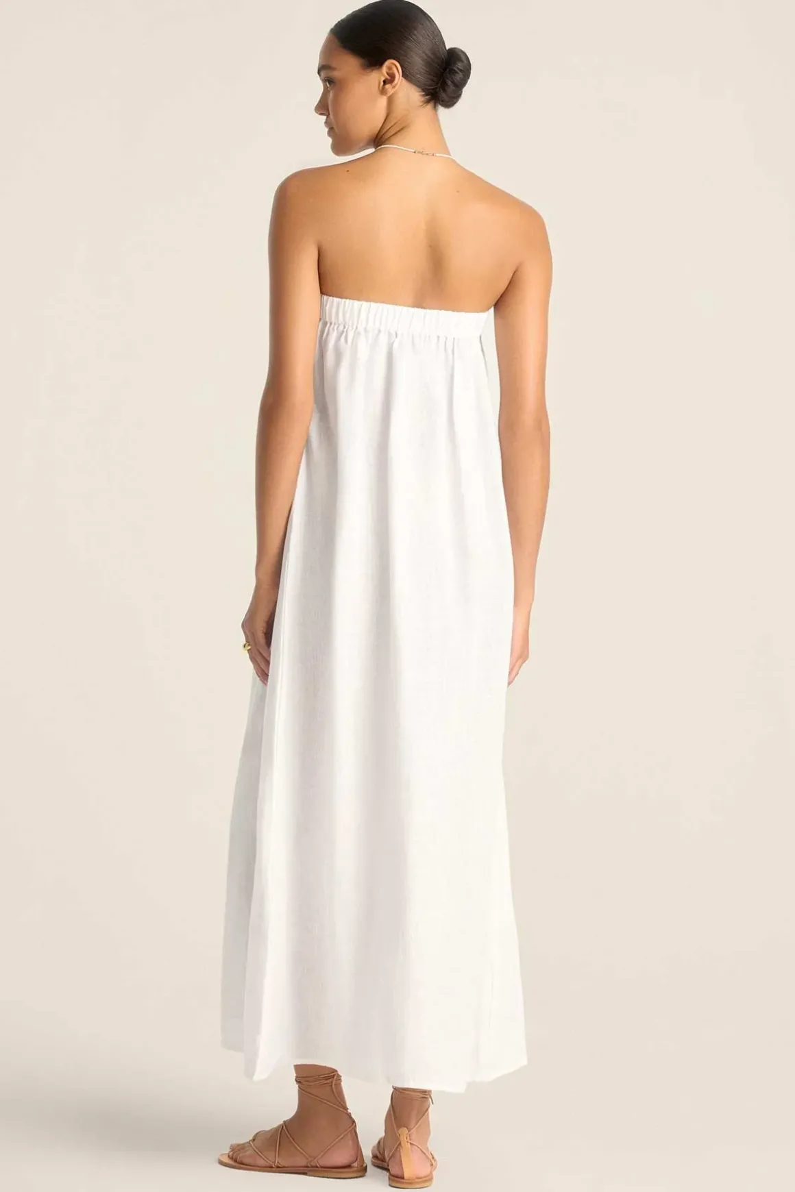 Vitamin A Soleil Dress White EcoLinen