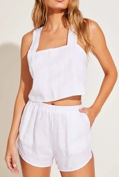 Vitamin A Tallows Linen Short White EcoLinen