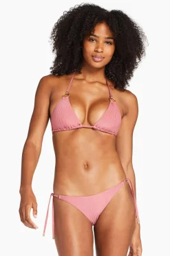 Vitamin A Tara Tie Side Bottom Sunkissed EcoRib