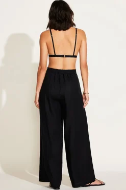 Vitamin A The Getaway Pant Black EcoLinen