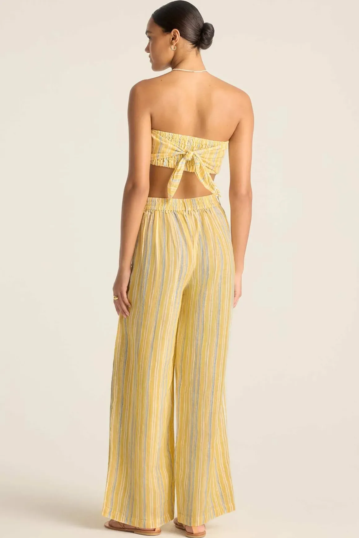 Vitamin A The Getaway Pant Sunny Skies EcoLinen