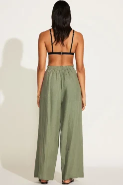 Vitamin A The Getaway Pant Agave EcoLinen