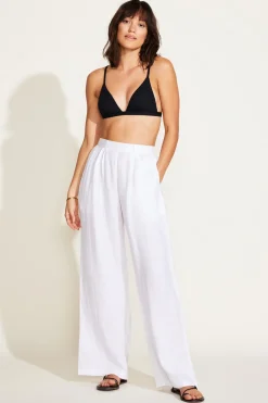 Vitamin A The Getaway Pant White EcoLinen