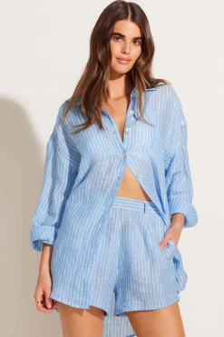 Vitamin A The Getaway Short Summer Stripe Ecolinen