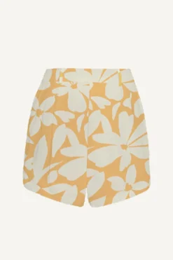 Vitamin A The Getaway Short Citrus Flower EcoLinen