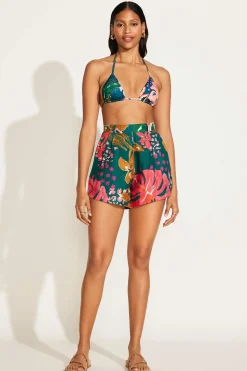 Vitamin A The Getaway Short Painted Jungle EcoLinen