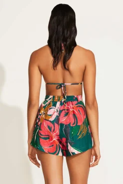 Vitamin A The Getaway Short Painted Jungle EcoLinen