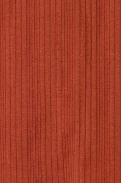 Vitamin A The Icon Cutout Dress Terracotta Organic Rib