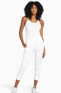 Vitamin A West Pant White Organic Rib